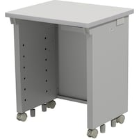 サンワサプライ SANWA eデスク(グレー)W600×D500×H700 EDSK6050GY 1台