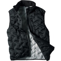 クロダルマ クロダルマ シームレスストレッチ防寒ベスト ブラック S 5437649S 1着