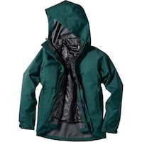 クロダルマ クロダルマ 3WAY防寒ジャケット グリーン 4L 54378804L 1着