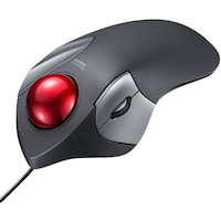 サンワサプライ SANWA 有線トラックボール(静音・5ボタン・人差し指/中指操作タイプ) MATB181BK 1個