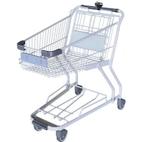 ヤマトサンギョウ 大和産業 カートロックキー付き大型ショッピングカート PV312EC100K2 PV312EC100K2 1台