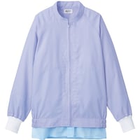 サーウ゛ォ サンペックス 長袖ジャンパー 食品工場 白衣 衛生 ラベンダー 5L SZ411L5L 1着