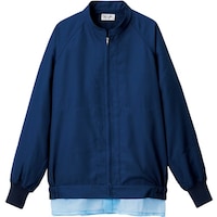 サーウ゛ォ サンペックス 長袖ジャンパー 食品工場 白衣 衛生 ネイビー 5L SZ411N5L 1着