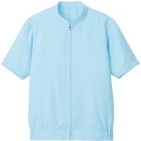 サーウ゛ォ サンペックス 半袖ジャンパー 食品工場 白衣 衛生 アイスブルー 6L SZ422B6L 1着