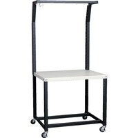 トラスコ中山 TRUSCO 拡張できるセル作業台 均等荷重50kg 900×700×H1890 キャスタータイプ TUR10C 1台