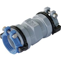 川西水道機器 SKカワニシ 高密度ポリエチレン管×ポリエチレン管用異種管継手 SKXソケット ISOP50×P50 SKXSISOP50XP50 1個