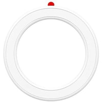 オウルテック Owltech Magsafe対応iPhoneを壁にお手軽貼付け 強力粘着シールタイプ マグネットステッカー OWLMGWR01WH 1個