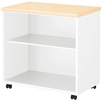 NAIKI サイドワゴン サイドワゴン/天板:シルクウッド 本体:クリアーホワイト/W700×D450×H720 TRH074WNWS 1台