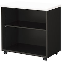 NAIKI サイドワゴン サイドワゴン/天板:ホワイト 本体:ブラック/W700×D450×H720 TRH074WNBH 1台