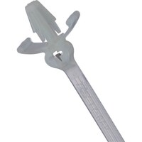 ABB TYRap 結束バンド パネル固定用 プッシュマウント 標準 ナチュラル色 羽あり幅3.6×長さ151mm 1000本入り TY54M 1袋(1000本)