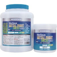 ヘルメチック ヘルメチック 金属用塗料 ヴァリオス メタルペイント Eco ブラックつや消し 3kg VMPECOBKKESI3 1個