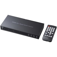 サンワサプライ SANWA 4入力1出力HDMI画面分割切替器(4K/60Hz対応) SWPHD41MTV 1個