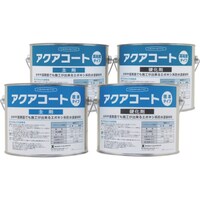 ヘルメチック ヘルメチック 水中硬化型防水塗装剤 アクアコート高粘度タイプ グレー 4kgセット AQUACOATHIGHVISGY4 1個