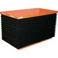 トラスコ中山 TRUSCO ピットレスローリフト 500kg 電動式 1050X650X80ー610 昇降速度(秒)26/22(50Hz/60Hz) FLNJ50610B 1台