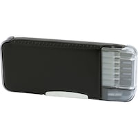 ソニック ソニック えんぴつチェック両面筆入 Wシート補強 ブラック うかサポ FD8445D 1個