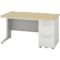 アイリスチトセ IRIS 片袖机 SSDH デスク W1400 ナチュラル SSDH147KN 1台