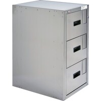 トラスコ中山 TRUSCO 耐震薬品庫 455X600XH800 3段引出型 SY3N 1台