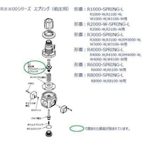 CKD CKD F.R.Lユニット 3000シリーズ用 スプリング R3000SPRINGL 1個