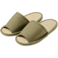 HAGIHARA 萩原 倉敷帆布のい草スリッパ 吉備 グリーン 26cm 81843914 1枚