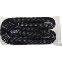 トラスコ中山 TRUSCO 一発判明カラフル靴ひも 120cm 黒(シルバーラメ) SKHSVBK 1組(2本)