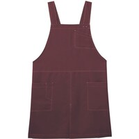 サーウ゛ォ サンペックス エプロン 撥水 胸当て 作業用 ワイン M AN3601E9M 1着