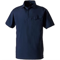ソウワ SOWA 半袖ポロシャツ(胸ポケット有) ネイビー L 0495511L 1着