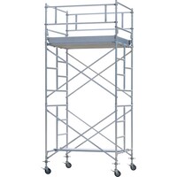 ピカコーポレイション PiCa アルミパイプ製移動式足場ARA 3段アウトリガー付き ARA3HC 1S