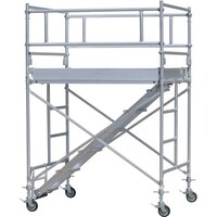 ピカコーポレイション PiCa アルミパイプ製移動式足場ARA内階段仕様 1段 ARA1UC 1S