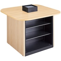 NAIKI キャビネットカウンター スクエアタイプ CF型/脚:シルクウッド 天板:シルクウッド/W1400×D1400 CFH1414WPBSS 1台