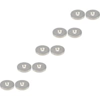 トラスコ中山 TRUSCO まとめ買い ネオジム丸形磁石 皿ねじ穴付 外径30mmX5mm M5 10個入 T30R05M510P 1Pk(10個)
