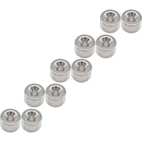 トラスコ中山 TRUSCO まとめ買い ネオジム丸形磁石 皿ねじ穴付 外径15mmX10mm M4 10個入 T15R10M410P 1Pk(10個)