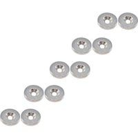トラスコ中山 TRUSCO まとめ買い ネオジム丸形磁石 皿ねじ穴付 外径24mm×4mm M5 10個入 T24R04M510P 1Pk(10個)