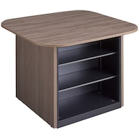 NAIKI キャビネットカウンター スクエアタイプ CF型/脚:ショコラアッシュ 天板:ショコラアッシュ/W1400×D1400 CFH1414WCACA 1台