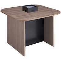 NAIKI キャビネットカウンター スクエアタイプ CF型/脚:ショコラアッシュ/天板:ショコラアッシュ 幕板:ブラック/W1400×D1400 CFH1414NPBCACAB 1台