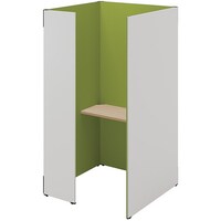 NAIKI クローズブース ソロコート SCP型/外側パネル:サテンホワイト/内側パネル:グリーンH1900 SCP19104TSWGRSO 1台