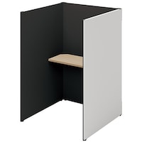 NAIKI クローズブース ソロコート SCP型/外側パネル:サテンホワイト/内側パネル:ブラックH1500 SCP15103TSWBKSO 1台