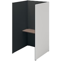 NAIKI クローズブース ソロコート SCP型/外側パネル:サテンホワイト/内側パネル:ブラックH1900 SCP19103TSWBKCA 1台