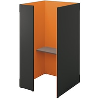 NAIKI クローズブース ソロコート SCP型/外側パネル:サテンブラック/内側パネル:オレンジH1900 SCP19104TSBORCA 1台