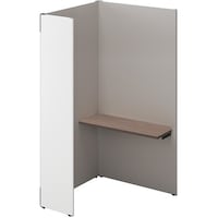 NAIKI クローズブース ソロコート SCP型/外側パネル:サテンホワイト/内側パネル:グレーH1900 SCP19104TRSWGLCA 1台