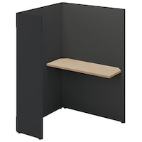 NAIKI クローズブース ソロコート SCP型/外側パネル:サテンブラック/内側パネル:ブラックH1500 SCP15104TRSBBKSO 1台