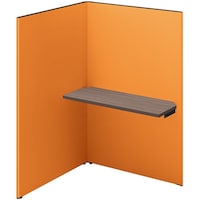 NAIKI クローズブース ソロコート SCP型/外側パネル:サテンブラック/内側パネル:オレンジH1500 SCP15103TRSBORCA 1台