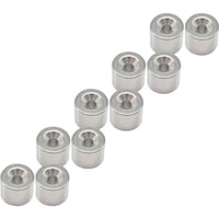 トラスコ中山 TRUSCO まとめ買い ネオジム丸形磁石 皿ねじ穴付 外径12mm×10mm M3 10個入 T12R10M310P 1Pk(10個)