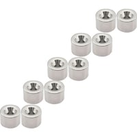 トラスコ中山 TRUSCO まとめ買い ネオジム丸形磁石 皿ねじ穴付 外径7MM×5MM M1.6 10個入 T07R05M1.610P 1Pk(10個)