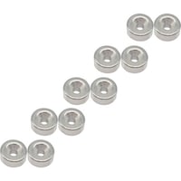 トラスコ中山 TRUSCO まとめ買い ネオジム丸形磁石 皿ねじ穴付 外径9mm×4mm M2 10個入 T09R04M210P 1Pk(10個)