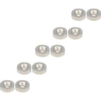 トラスコ中山 TRUSCO まとめ買い ネオジム丸形磁石 皿ねじ穴付 外径12mmX4mm M3 10個入 T12R04M310P 1Pk(10個)