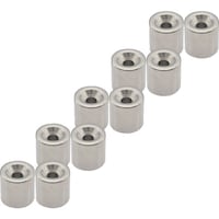 トラスコ中山 TRUSCO まとめ買い ネオジム丸形磁石 皿ねじ穴付 外径8mm×8mm M2 10個入 T08R08M210P 1Pk(10個)