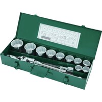 SATA SATA 12角ソケットレンチセット 差込角19mm (15点) 09015 1S