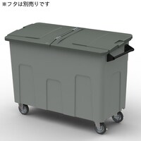 積水テクノ成型 積水 ゴミ回収搬送用 大型容器 ダストカート エコ #700 本体 グレー DCE7H 1台