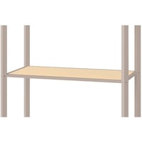 NAIKI 棚板 メレム MU型/天板:シルクウッド 本体:サテンアッシュトープ MU900TSTS 1台