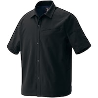 アイトス アイトス 半袖シャツ(男女兼用) TULTEX WORK AZ4237 ブラック 6L AZ42370106L 1着